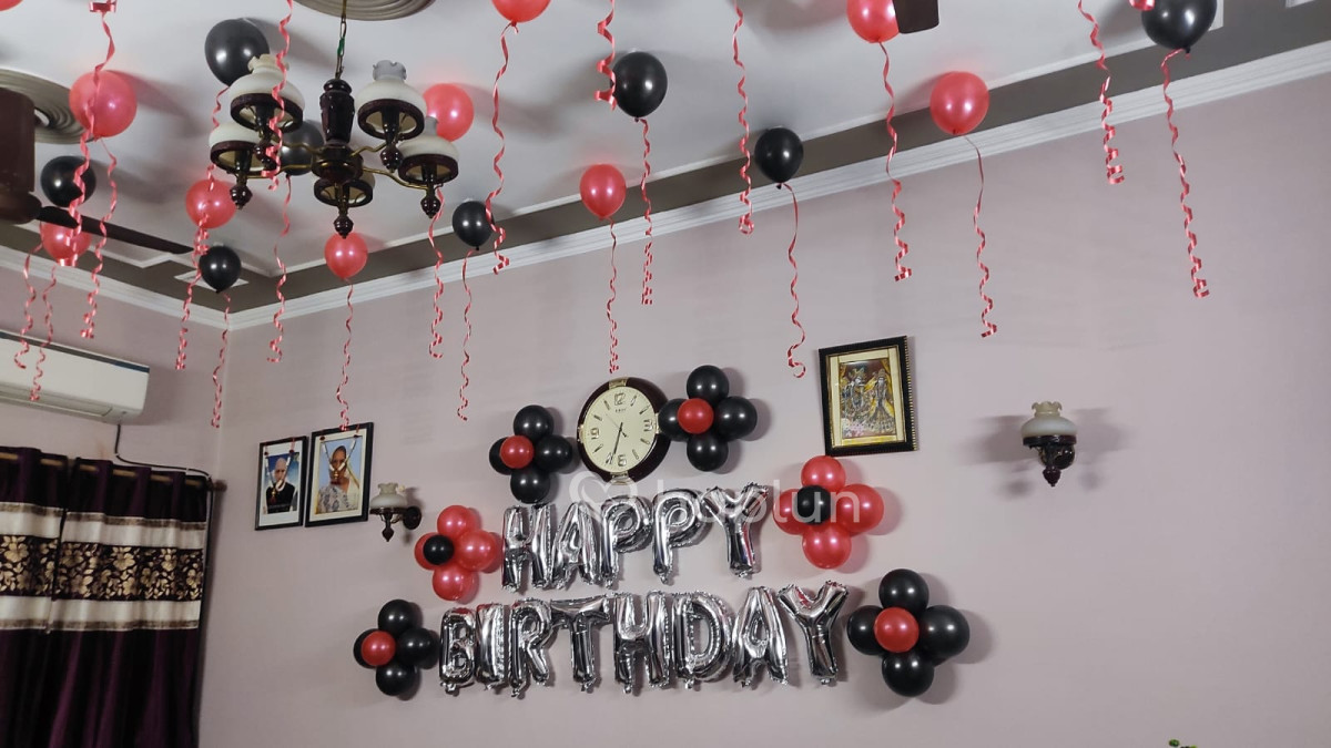 Balloons Decoration For Birthday At Home - Types Of Wood