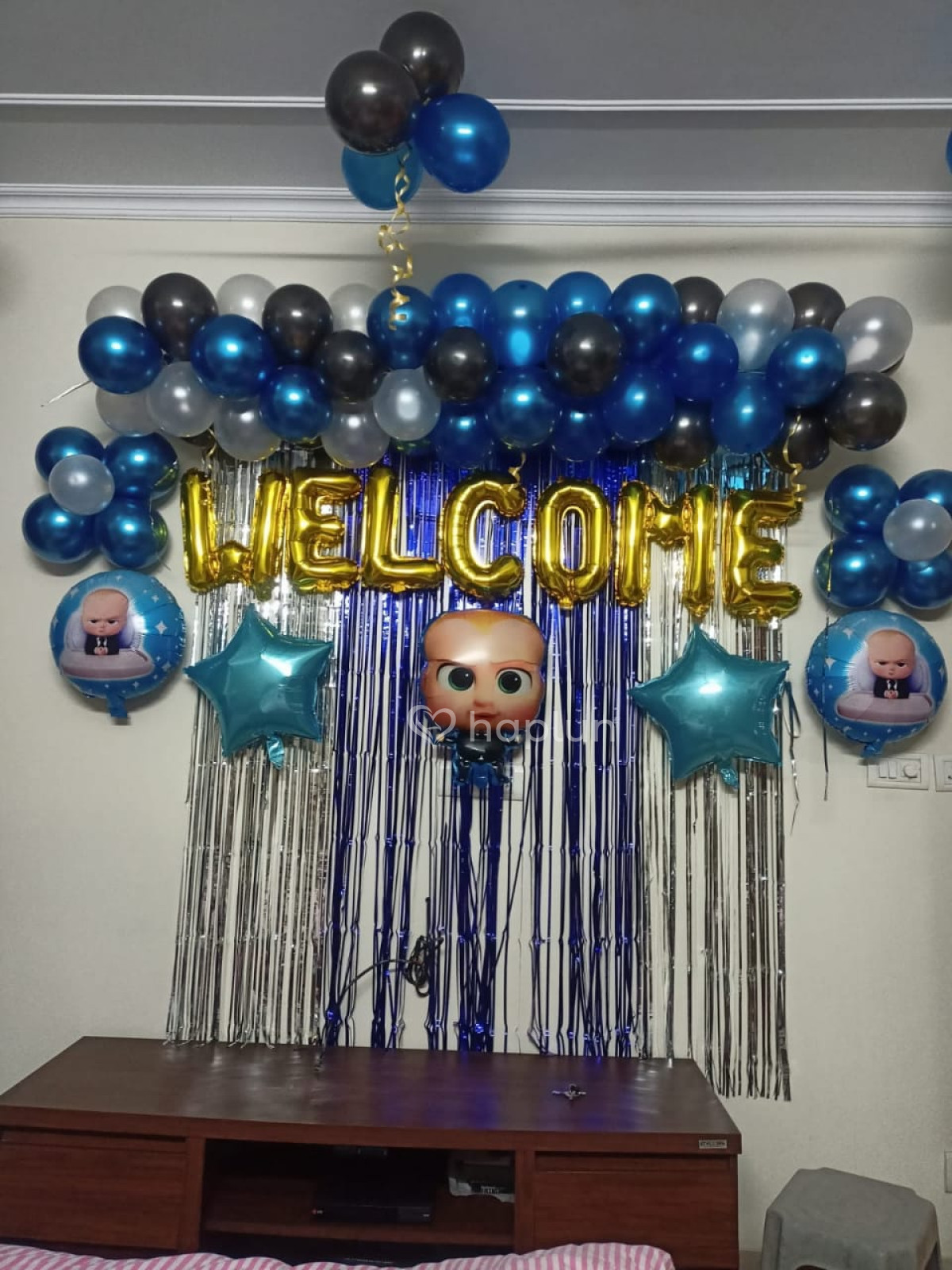 welcome home baby boy party ideas