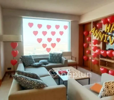 Heart Shaped Balloon Decoration