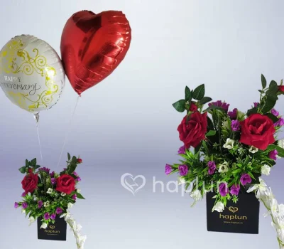 Balloon Bouquet For Anniversary