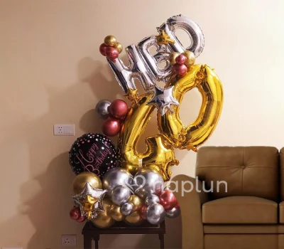 Golden Balloon Marquee