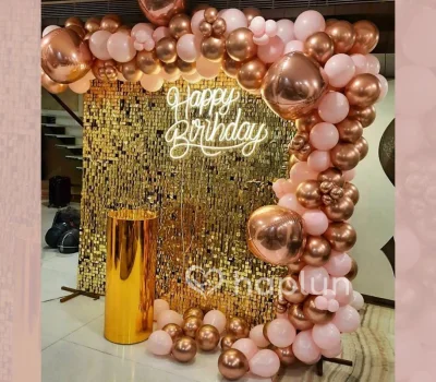Rose Gold Sequin Decoration