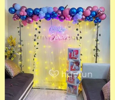 Baby Shower Neon Decor