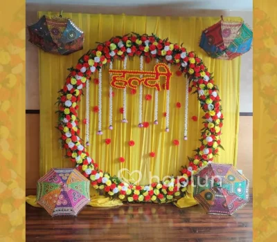 Haldi Ceremony Setup