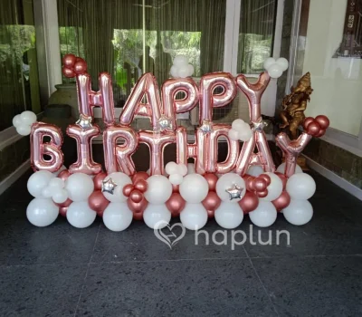 Rose Gold Balloon Marquee