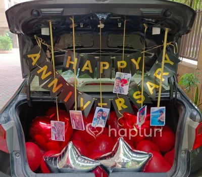 Car Dikki Surprise For Anniversary