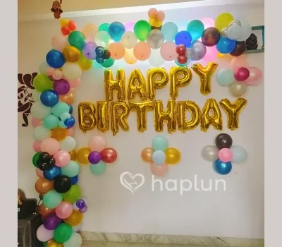 Multicolor Birthday Arch Decoration