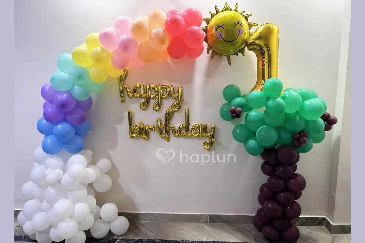 Smiley Sun Face Birthday Decoration