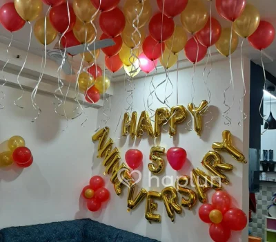 Anniversary Balloon Surprise Decor