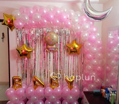 Baby Girl Welcome Decor