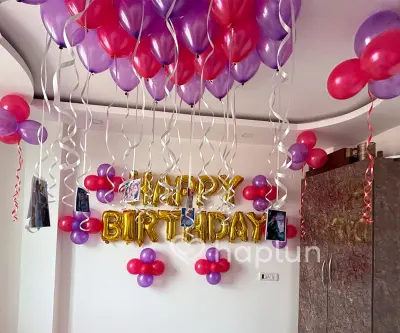 Birthday Surprise With Printed Photos