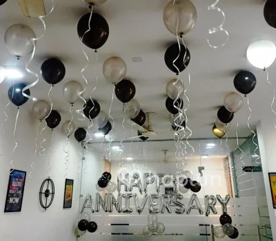 Black Silver Anniversary Surprise