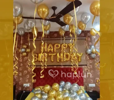 Chrome Balloon Basic Decoration