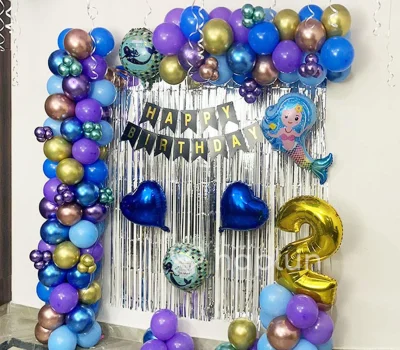 Mermaid Theme Birthday Decoration