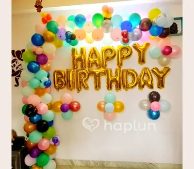 Multicolor Birthday Arch Decoration
