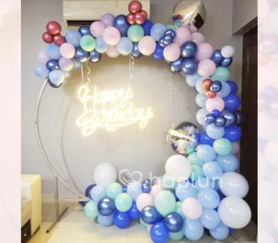 Ring Balloons Setup