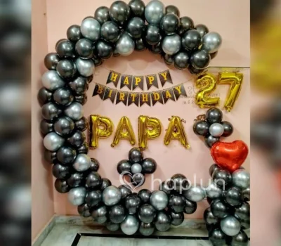Elegant Birthday Decoration For Dad
