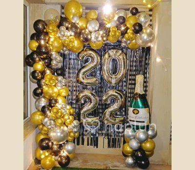 New Year Backdrop Decoration