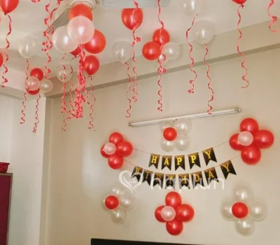 Simple Balloon Surprise Decoration
