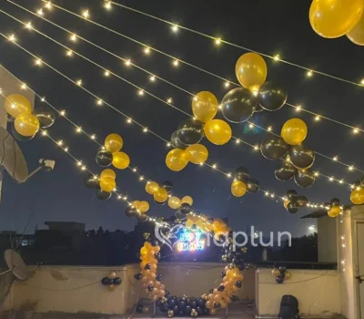 Terrace Ring Set Up Decoration