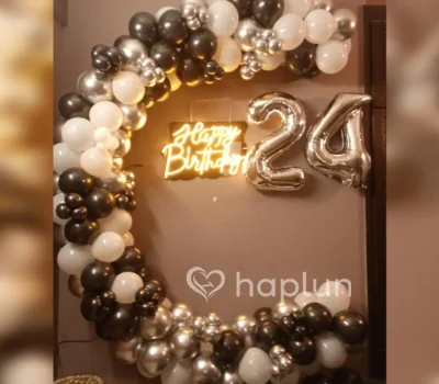 Neon Birthday Wall Decoration