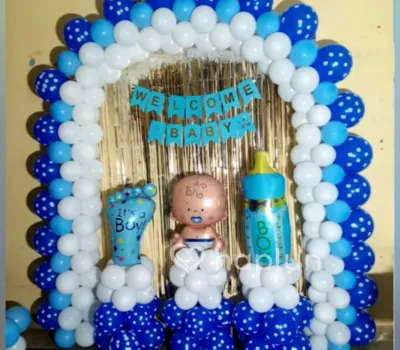Welcome Baby Boy Decoration