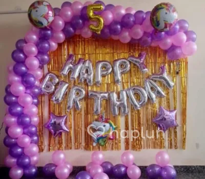 Unicorn Garland Birthday Decor