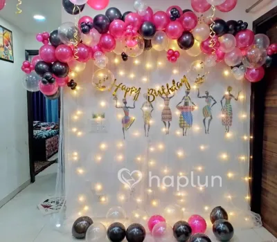 Wall Backdrop For Birthday Surprise