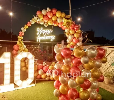 10th Anniversary Ring Decoration