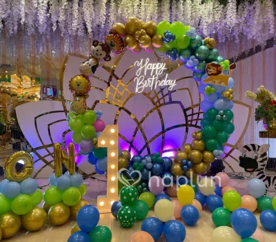 Jungle Theme Stage Decoration