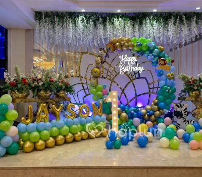Jungle Theme Stage Decoration