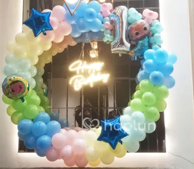 Cocomelon Birthday Ring Set Up