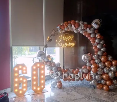 Rosegold Silver Ring Decoration