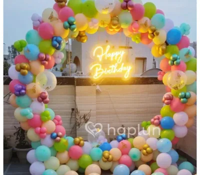 Multi Color Ring Decoration