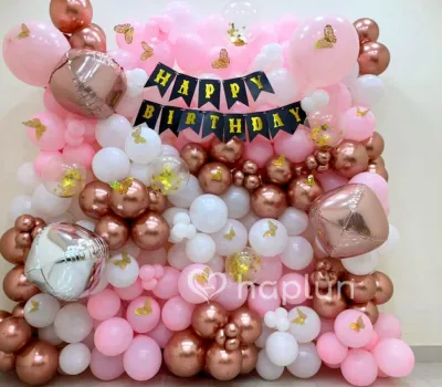 Pink Wall Backdrop Decor