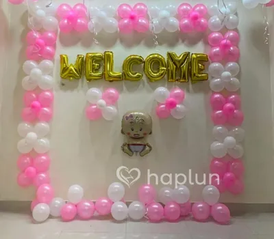 Baby Girl Welcome Decoration