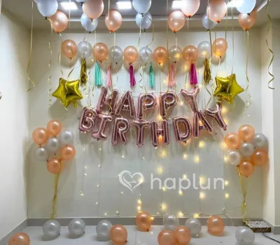 Rosegold Silver Decoration