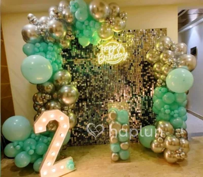 Silver Sequin Birthday Decoration