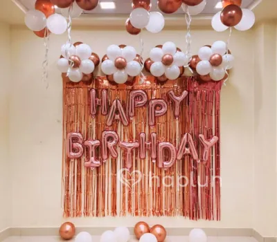 Rosegold White Decoration