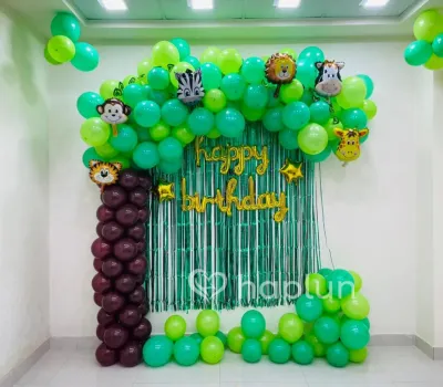 Jungle Theme Tree Decor