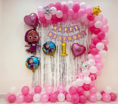 Cute Masha Birthday Decor