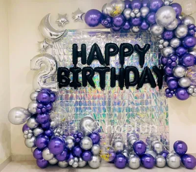 Sparkling Backdrop Decor