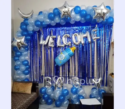Baby Boy Welcome Decor