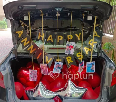 Car Dikki Surprise For Anniversary