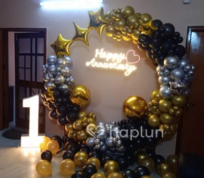 Wedding Anniversary Ring Decoration