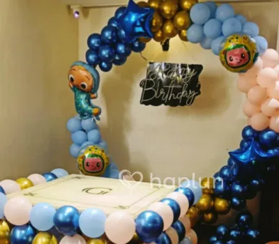 Cocomelon Neon Ring Setup Decor