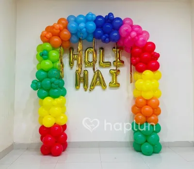 Celebrate Holi With Multicolor Balloons