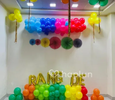 Colorful Vibe For Holi Decoration