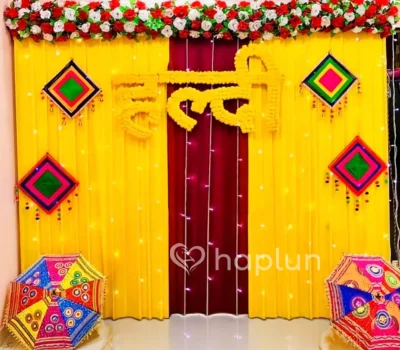 Haldi Function Decoration