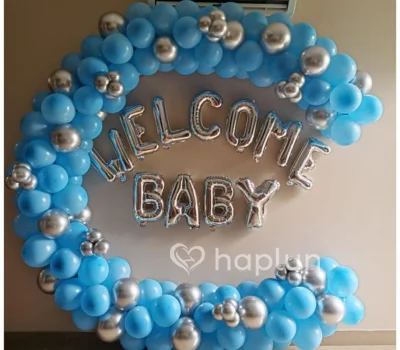 Blue Baby Welcome Theme Decor